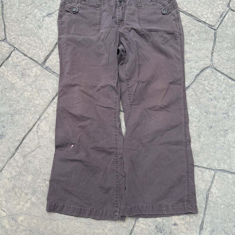 Faded Glory Brown Bootcut Style Baggy Wide Leg Pants 16P